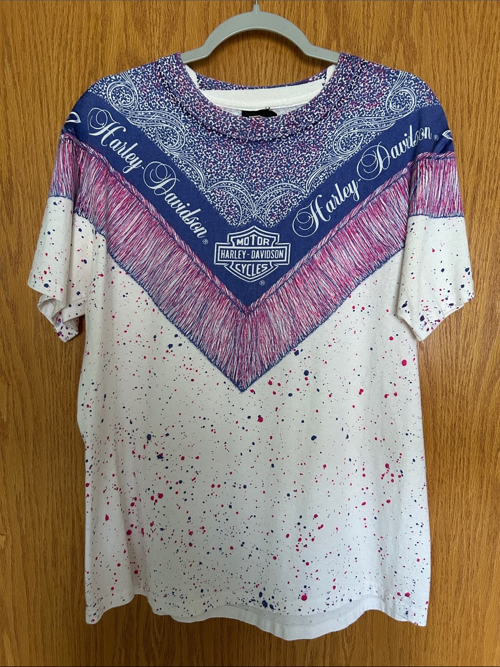Harley Davidson Splatter Bandana T-Shirt
